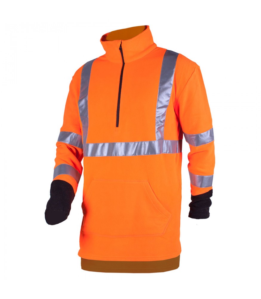 Hi Vis Performance Plus Long Sleeve Orange Stoney Creek Safety / Hi